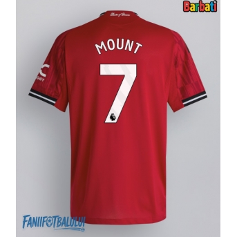 Manchester United Mason Mount #7 Tricou Fotbal Replică 2025-26 Barbati Acasa